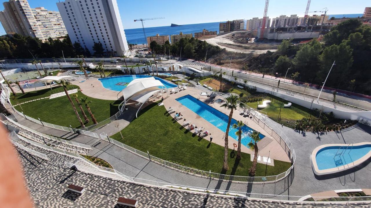 Sunny Morning Of Costa Blanca - Sunset Waves Benidorm Apartment Luaran gambar