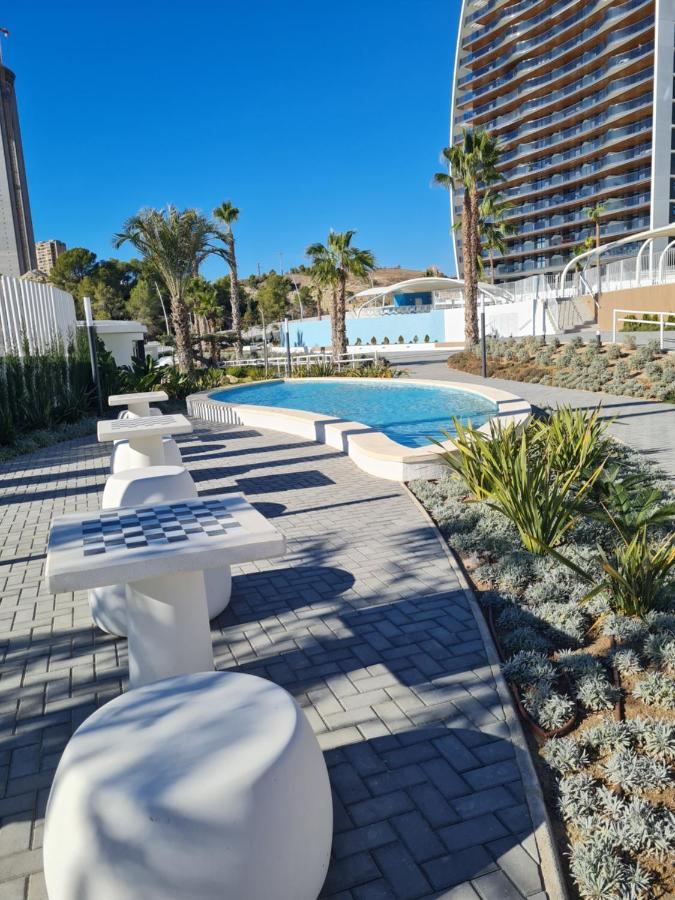 Sunny Morning Of Costa Blanca - Sunset Waves Benidorm Apartment Luaran gambar