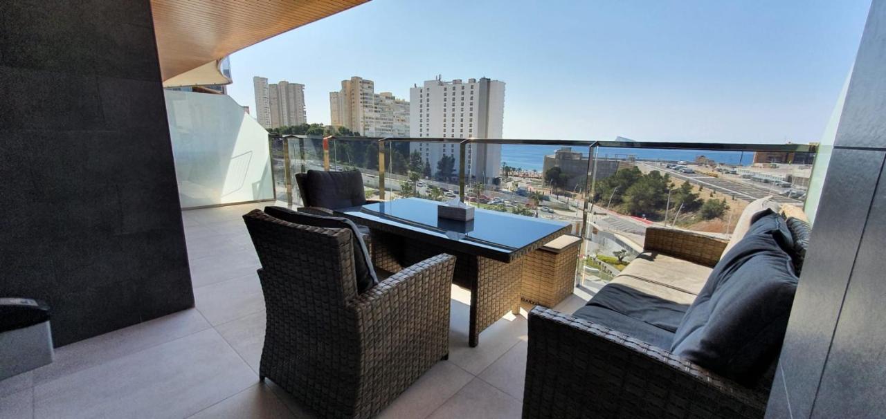 Sunny Morning Of Costa Blanca - Sunset Waves Benidorm Apartment Luaran gambar